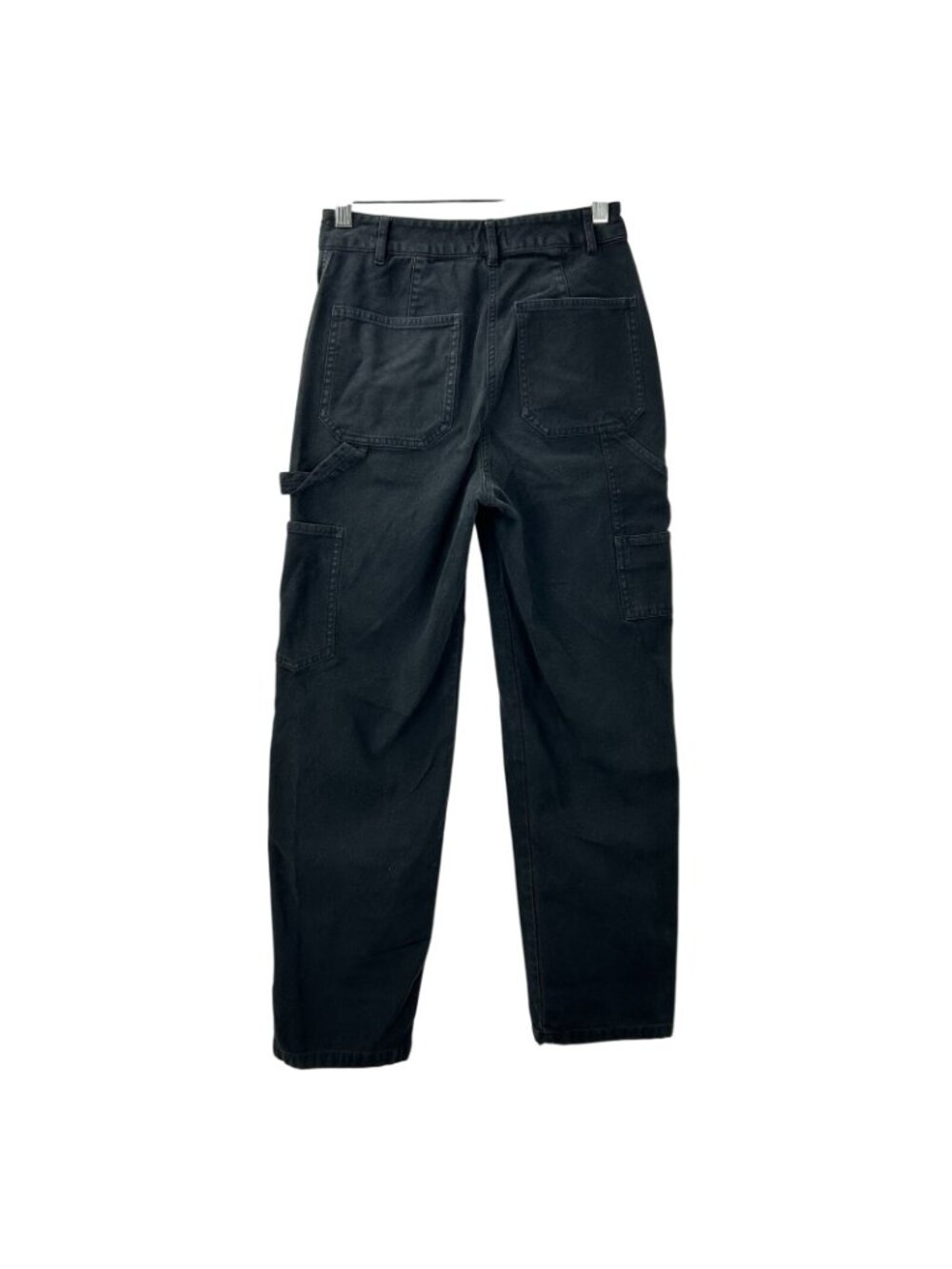 Aritzia Wilfred Free Brennan Womens Size 2 Black Cargo Carpenter Utility Pants - Picture 12 of 16